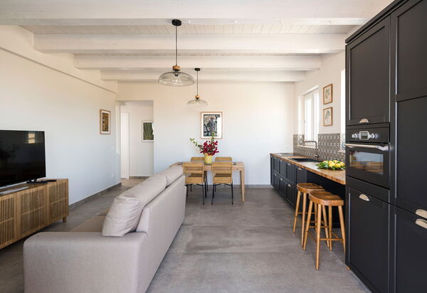 Villa Paolina: Гостиная, Кухня