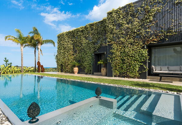 Villa Agnese: бассейн, Взгляды, Открытый, Сад, Экстерьеры