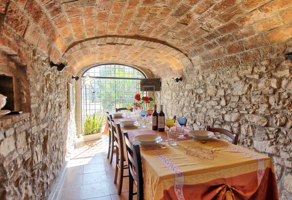 Villa Marusca: Esszimmer