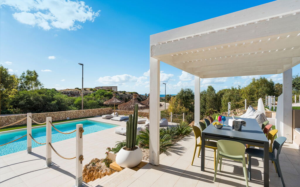 Villa Castalia: Altan / terrasse / gårdhave, pool, Udendørs, Udvendige