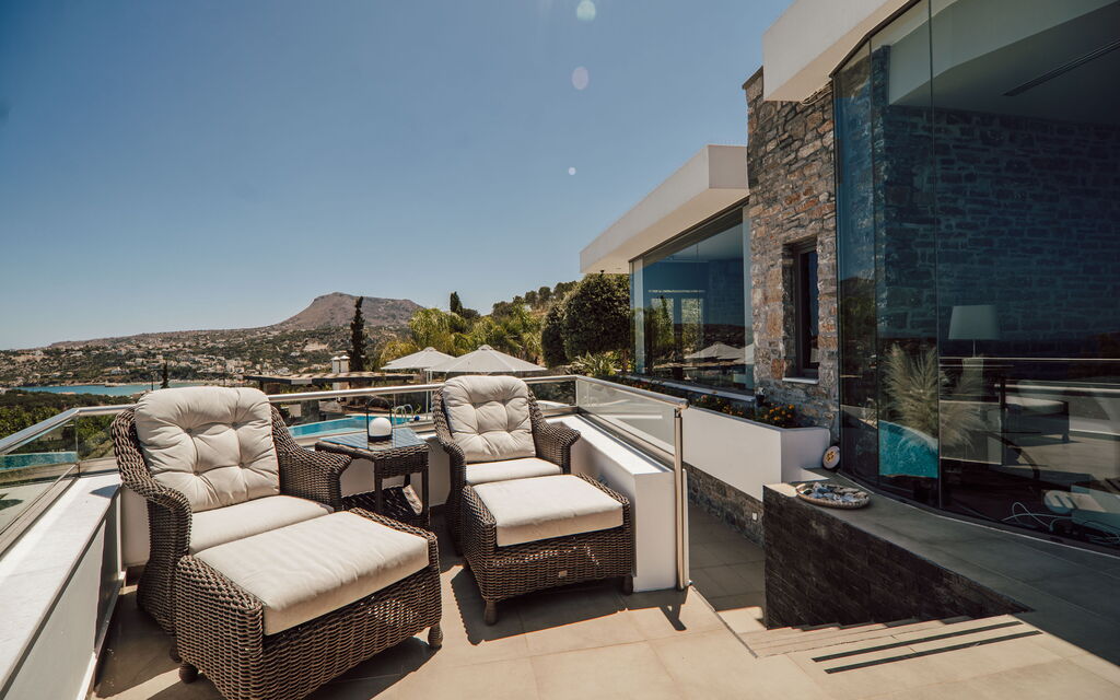 Villa Kera Panorama: Балкон / Терраса / Патио, бассейн, Открытый, Экстерьеры