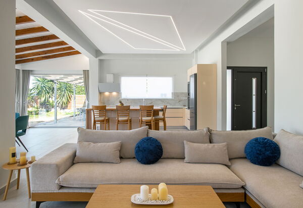 Villa Aurora Blue: Vardagsrum