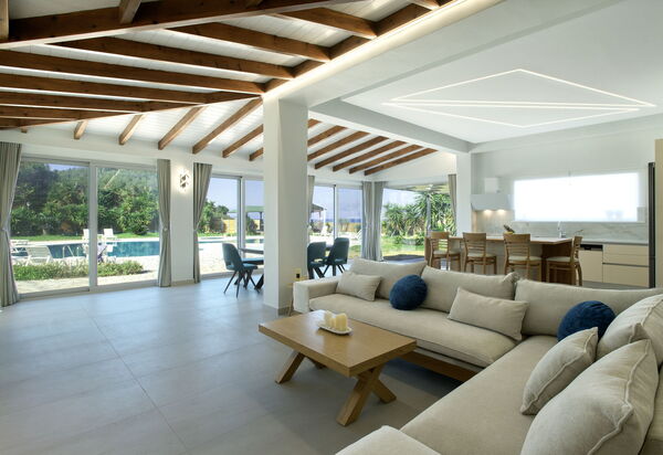 Villa Aurora Blue: Vardagsrum