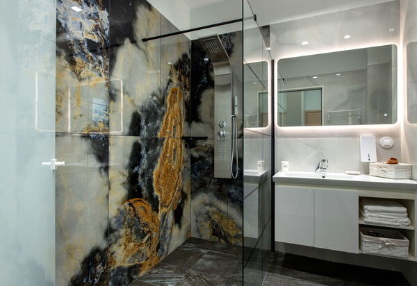 Villa Aurora Blue: Badrum