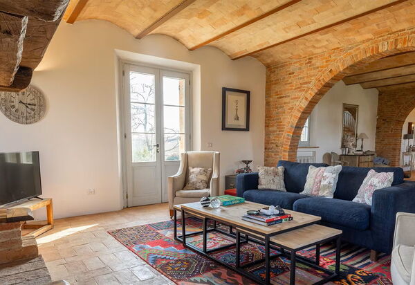 Casale Delle Mele: Wohnzimmer