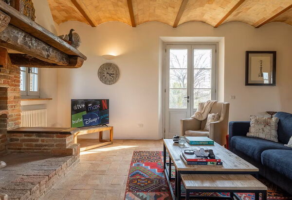 Casale Delle Mele: Wohnzimmer