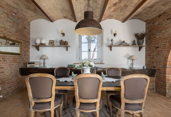 Casale Delle Mele: Esszimmer