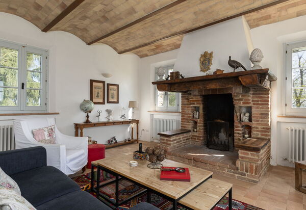 Casale Delle Mele: Wohnzimmer