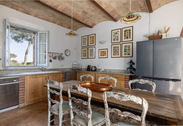 Casale Delle Mele: Esszimmer, Küche