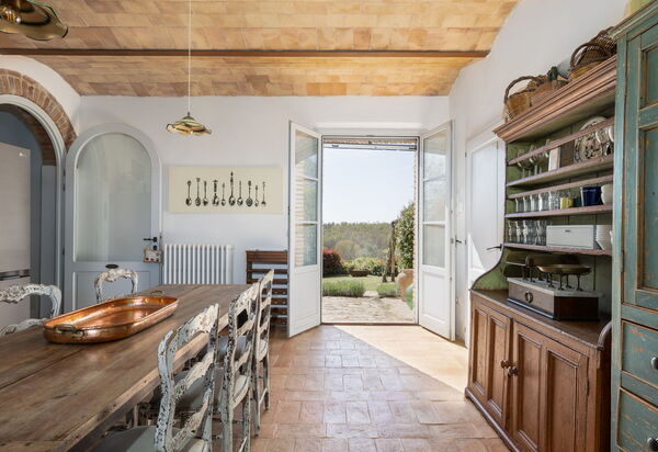 Casale Delle Mele: Esszimmer