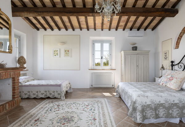 Casale Delle Mele: Schlafzimmer