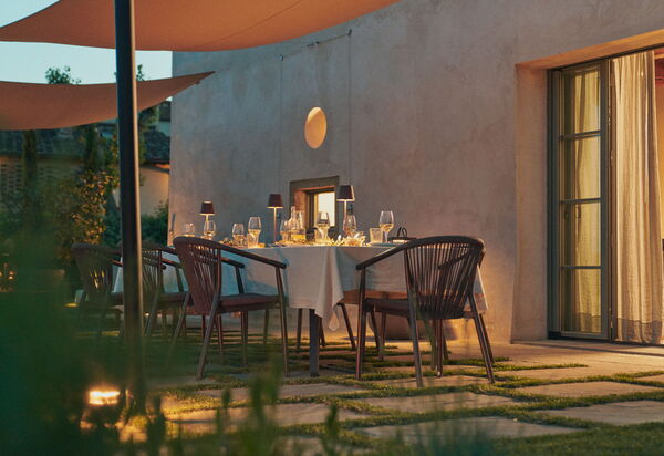 Villa Elmi: Außen, Balkon / Terrasse / Patio, Draussen