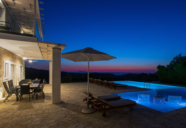 Villa Sunset: Building Exterior, Outdoor, Pool, Scenic View