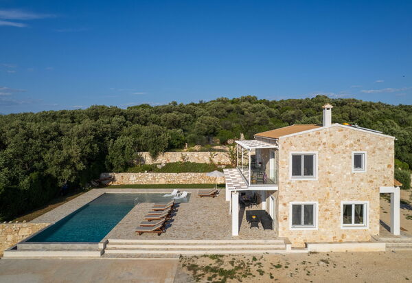 Villa Sunset: Building Exterior, Outdoor, Pool, Scenic View