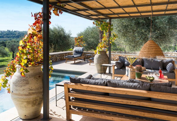 Villa Zigulotto: Балкон / Терраса / Патио, бассейн, Взгляды, Открытый, Экстерьеры