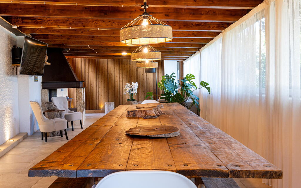 Villa Sole Tra i Ginepri: Dining Room, Living Room
