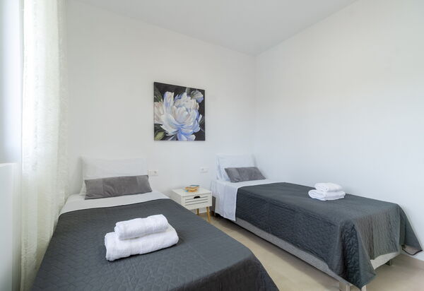 Villa Blini: chambre à coucher