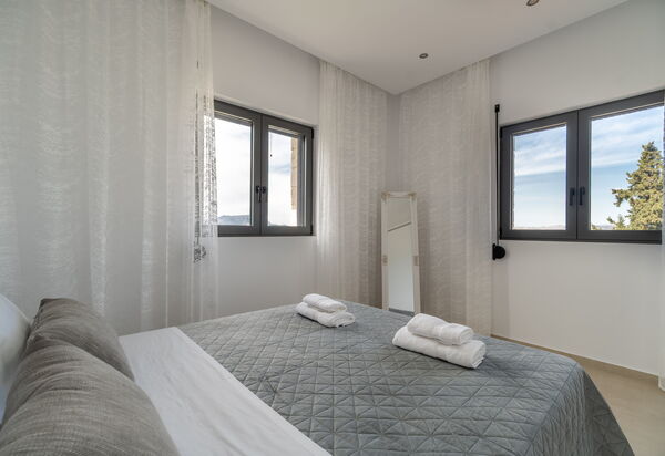 Villa Blini: chambre à coucher