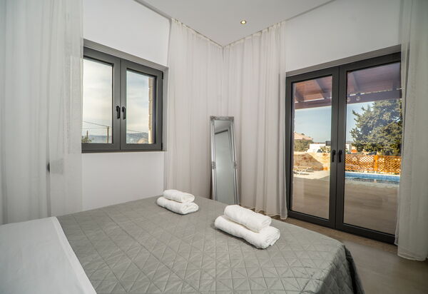 Villa Blini: chambre à coucher