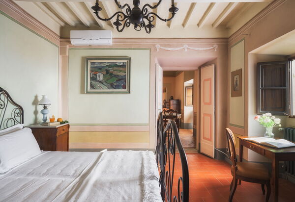 Villa Laparelli Pitti: chambre à coucher