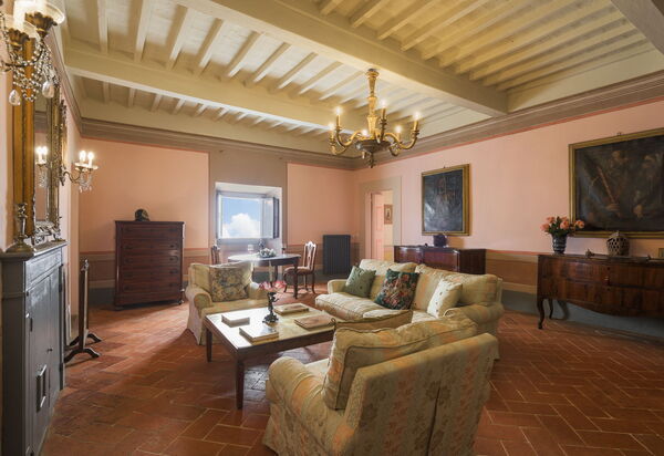 Villa Laparelli Pitti: Salon