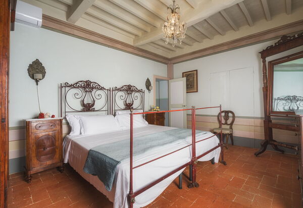 Villa Laparelli Pitti: chambre à coucher