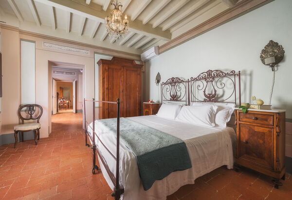 Villa Laparelli Pitti: chambre à coucher
