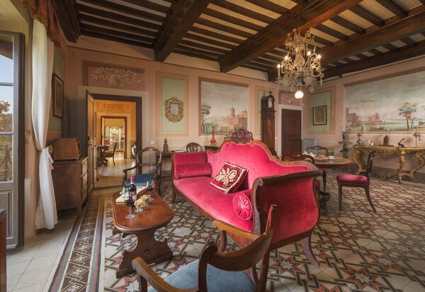 Villa Laparelli Pitti: Salon