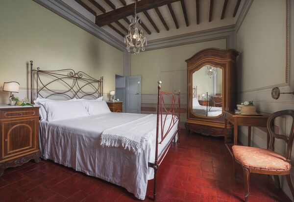Villa Laparelli Pitti: chambre à coucher