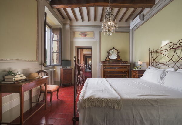 Villa Laparelli Pitti: chambre à coucher