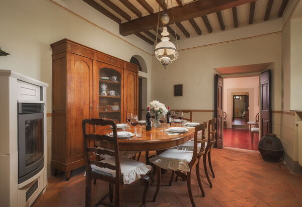 Villa Laparelli Pitti: Salle à manger