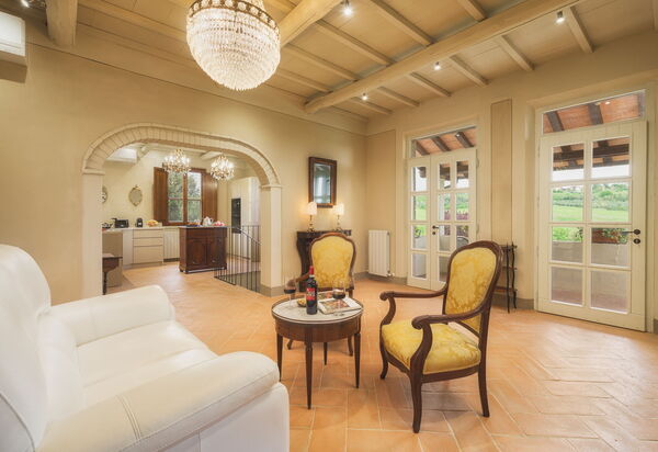 Villa la Contea: Wohnzimmer