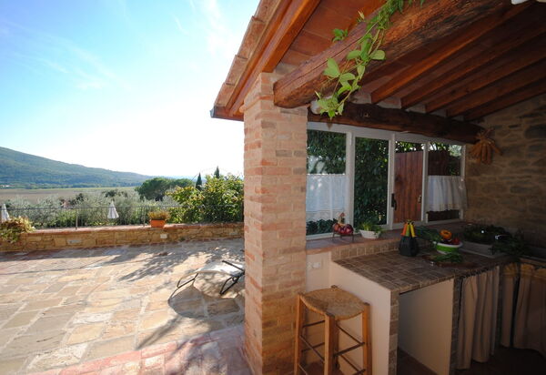 Villa Le Corchie: Balkon / Terrasse / Patio