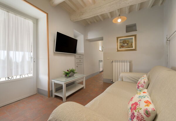 Villa Le Corchie: Wohnzimmer