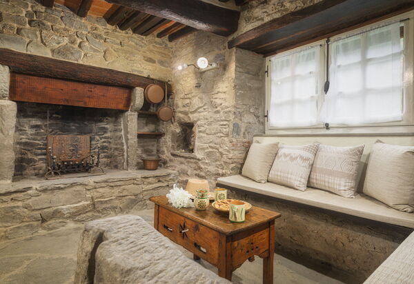 Casale Montanare: Гостиная