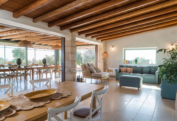 Villa Ninetta: Esszimmer, Wohnzimmer