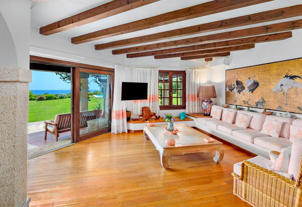 Villa Silenis: Wohnzimmer