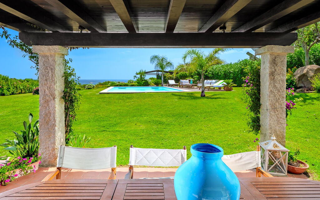 Villa Silenis: Balcony / Terrace / Patio, Building Exterior, Garden, Outdoor, Pool, Scenic View