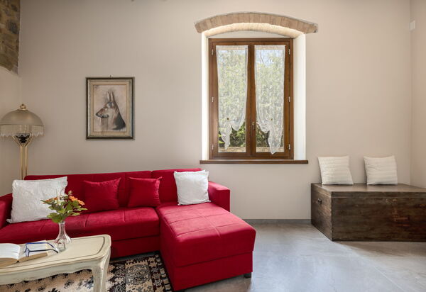 Tenuta Macericca: Wohnzimmer