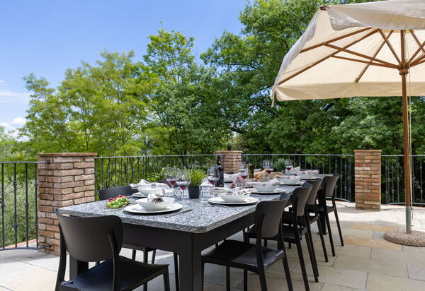 Tenuta Macericca: Außen, Balkon / Terrasse / Patio, Draussen