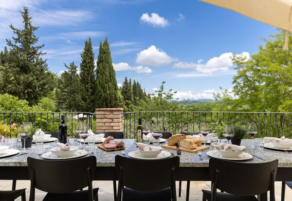 Tenuta Macericca: Außen, Balkon / Terrasse / Patio, Draussen