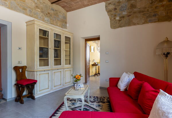 Tenuta Macericca: Wohnzimmer