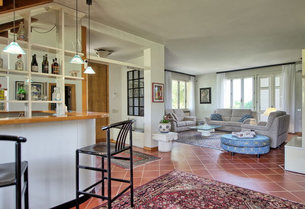 Villa Adriana: Wohnzimmer