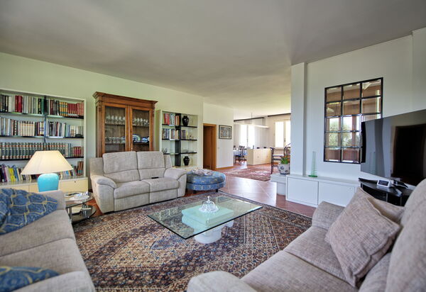 Villa Adriana: Wohnzimmer