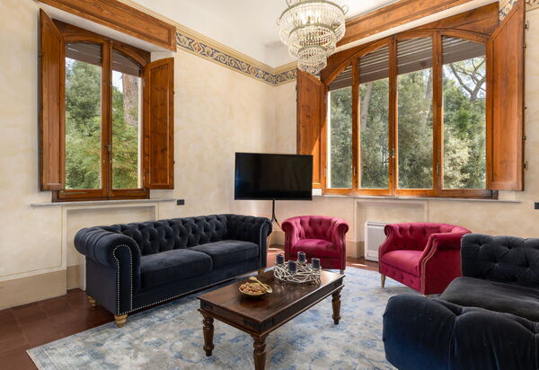 Villa Silvia: Wohnzimmer