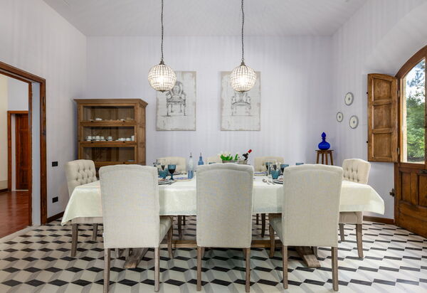 Villa Silvia: Esszimmer