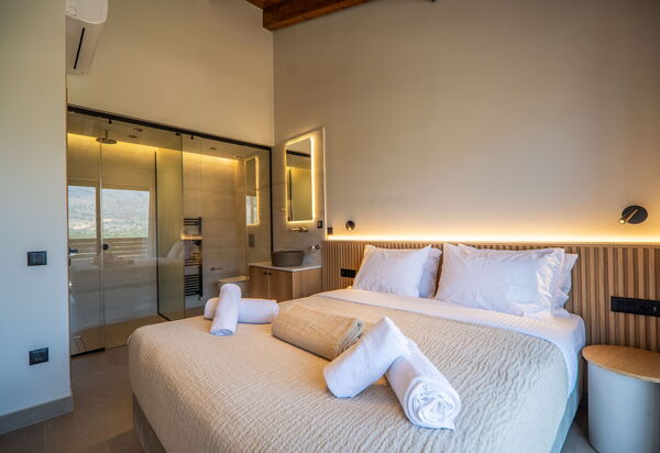 Villa Zen Chrysi: soveværelse