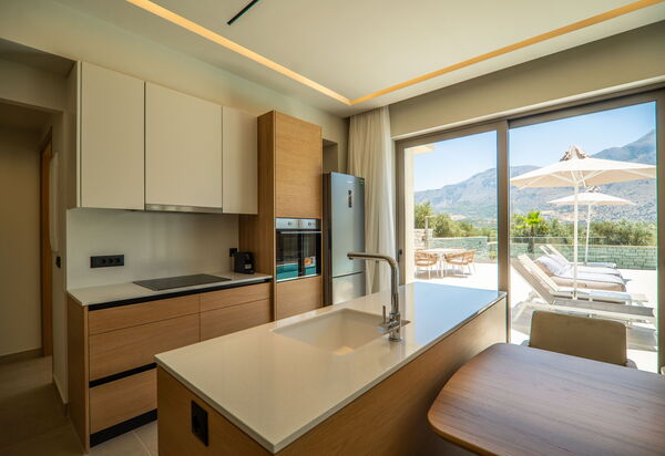 Villa Zen Chrysi: Køkken