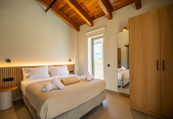 Villa Zen Chrysi: soveværelse