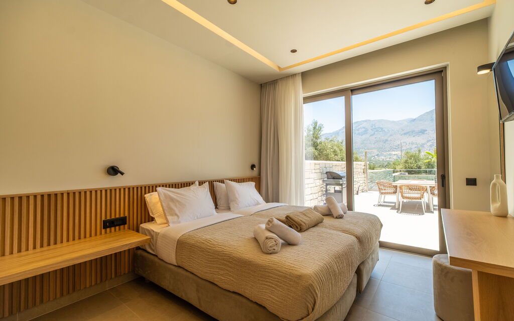 Villa Zen Chrysi: soveværelse